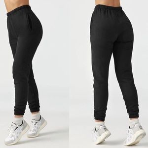 JOAH BROWN Empire Joggers in Washed Black French Terry (M/L)